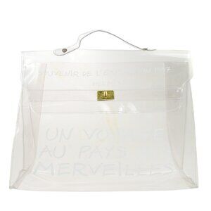 Hermes Vinyl Kelly Beach Handbag SOUVENIR DE L'EXPOSITION 1997 62420